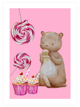Cupcake & Lollipop - Art Print